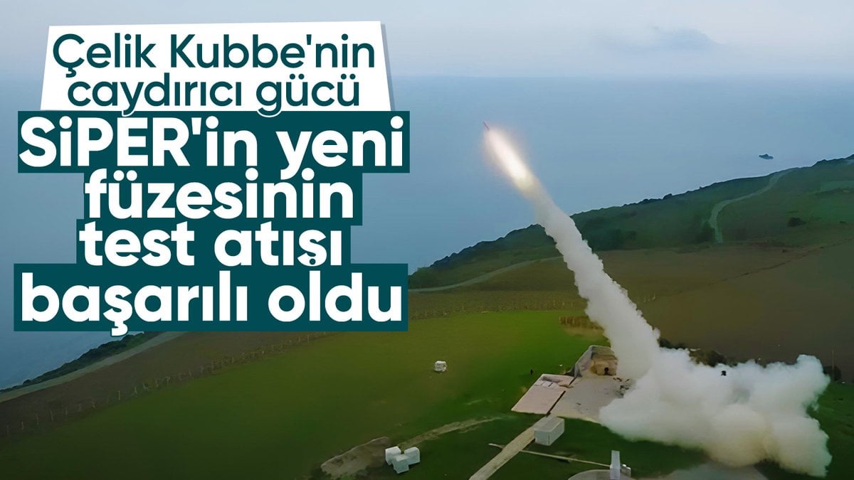 Hava ve füze savunma sistemi SİPER’in yeni füzesi başarıyla test edildi