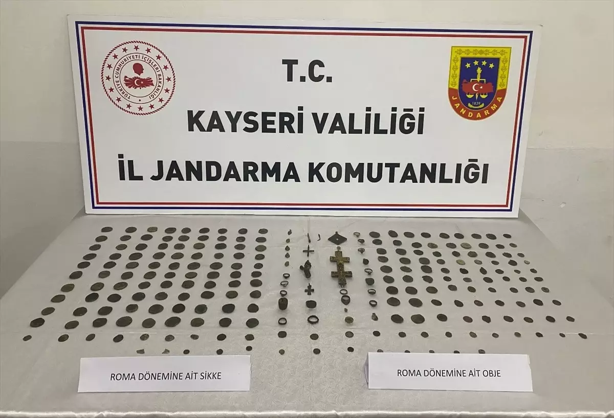Kayseri’de Tarihi Eser Kaçakçılığı Operasyonu