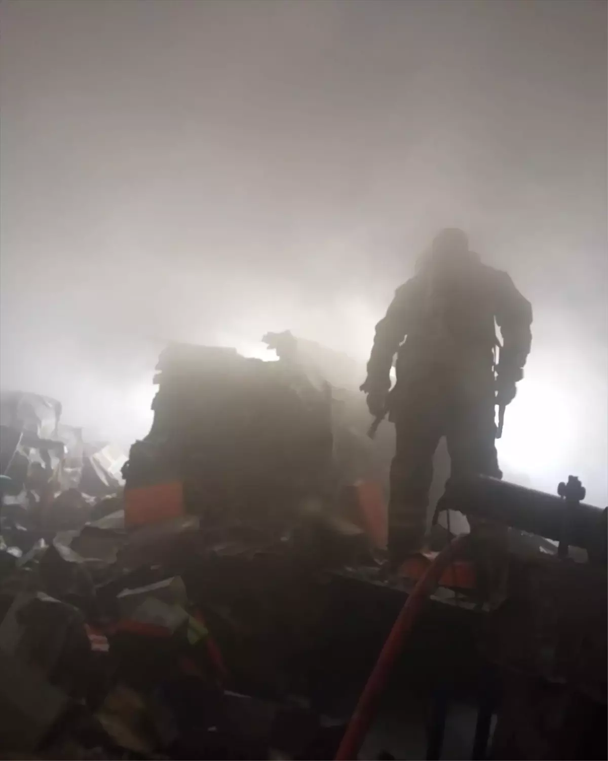 Antakya’da Okul Depo Yangını