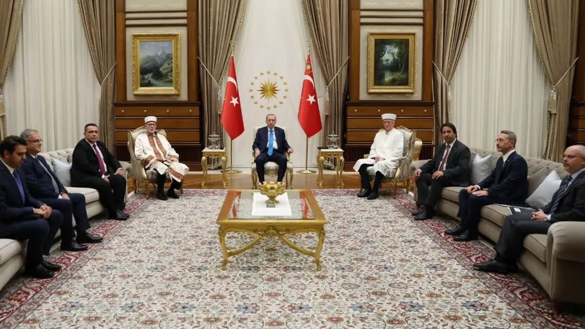Başkan Erdoğan, İbrahim Şerif’i kabul etti