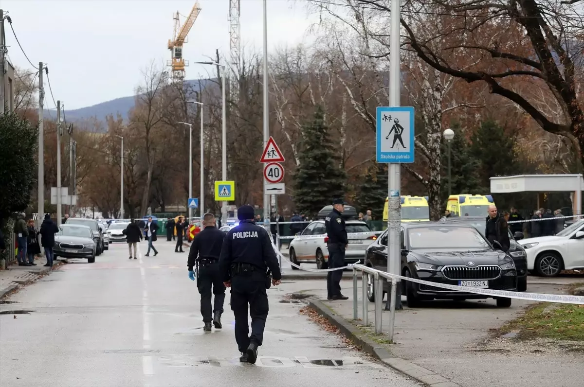Zagreb’de Okulda Bıçaklı Saldırı: 1 Ölü, 6 Yaralı