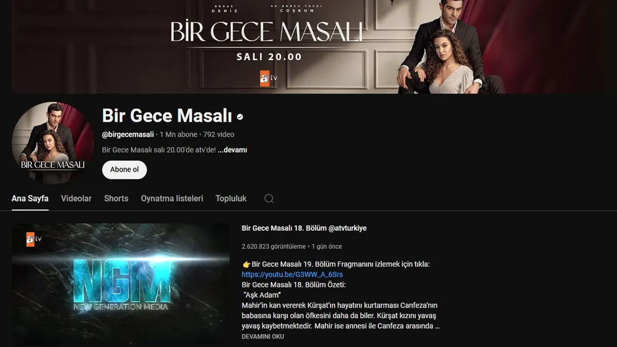 Bir Gece Masalı’ndan dikkat çeken başarı!