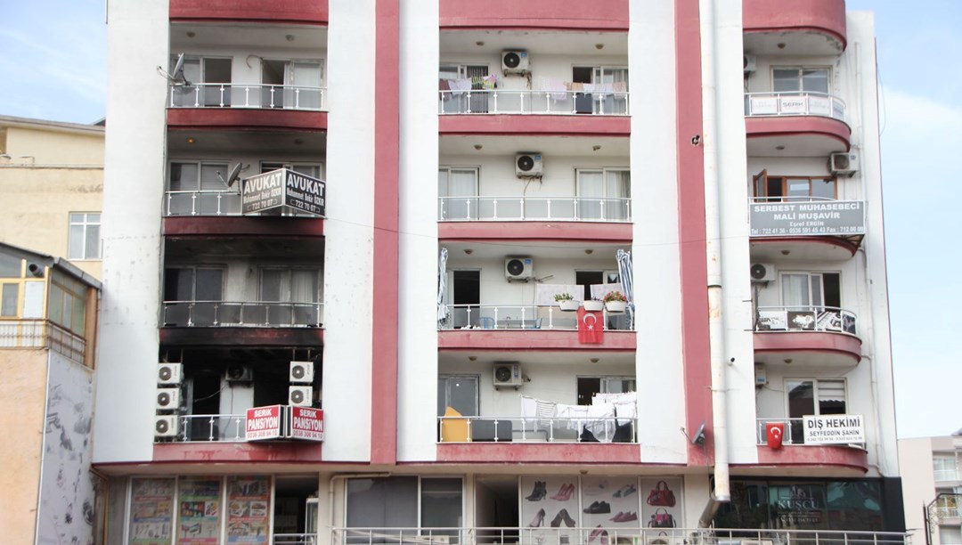 Antalya’da 5 katlı apartmanda yangın: 13 kişi tahliye edildi