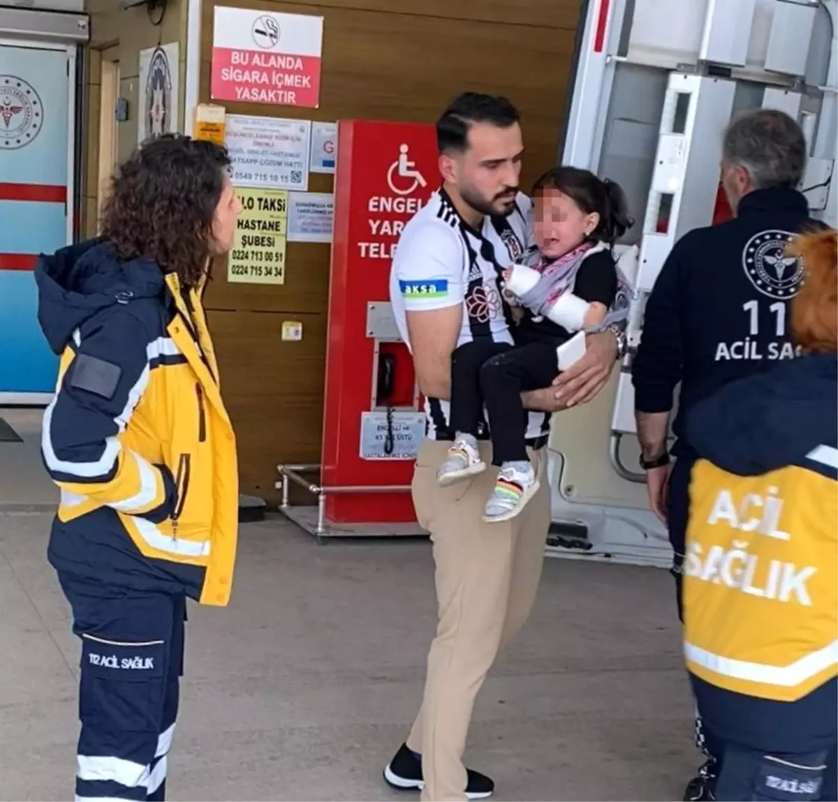 İnegöl’de Balkondan Düşen Çocuk Ağır Yaralandı